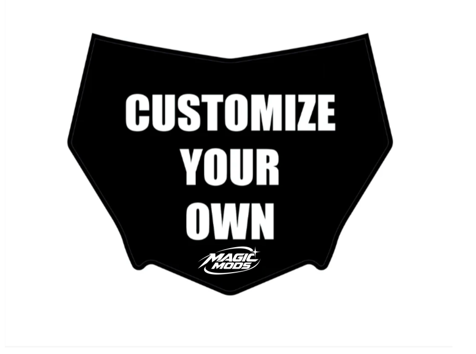 Custom Decal That Fits With Motocutz Plate
